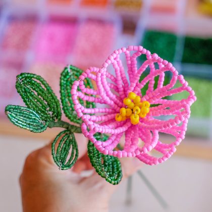 Flor de Mostacillas, taller presencial (13/Junio)