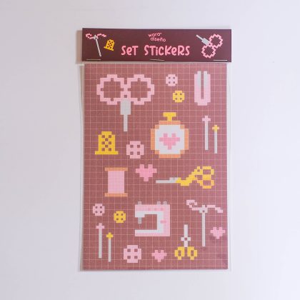 Set Stickers mostacilleo